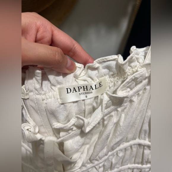 Daphale Studios Evie Tie Front Midi Dress - Picture 10 of 14